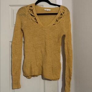 Aeropostale Golden Knit Sweater